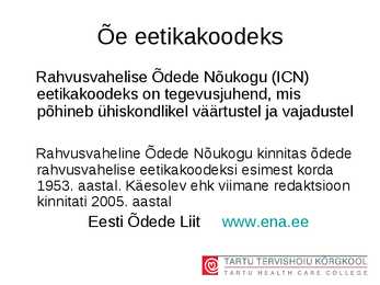 Eetika #36