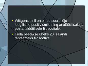 wittgenstein esitlus #3