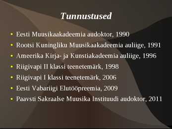 Arvo Pärdi esitlus #8