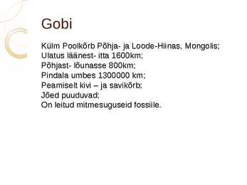 Gobi Kõrb #2