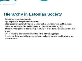 Manners in Estonia #2