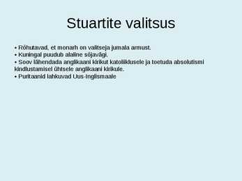 Parlamentalismi kujunemine Inglismaal #3