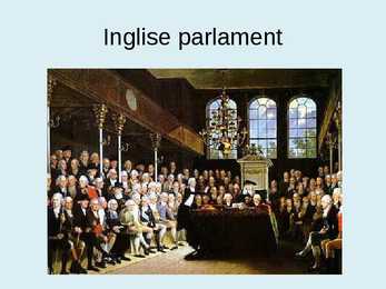 Parlamentalismi kujunemine Inglismaal #10