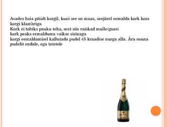 Vahuveinide serveerimine #5