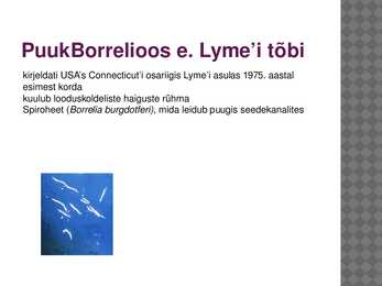 Puukborrelioos e-Mycobacterium tuberculosis #2