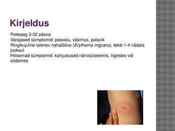 Puukborrelioos e-Mycobacterium tuberculosis #4