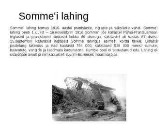 Esimene maailmasõda #7