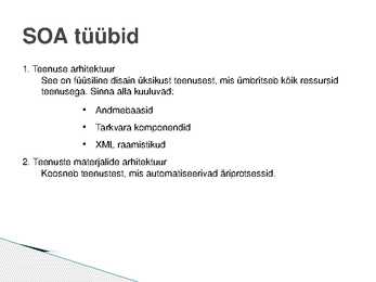 Teenustepõhine arhitektuur #4