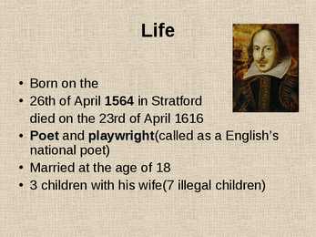 William Shakespeare #2