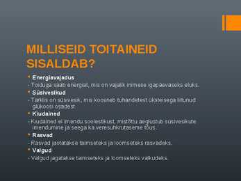 DIABEET-DIABEEDILIIGID- TOITUMINE JA RAVIMID DIABEEDI PUHUL #3