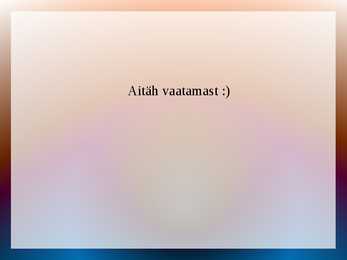 Iluaianduse ettekanne #11