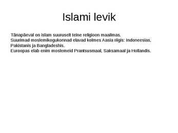 Islam Euroopas #3