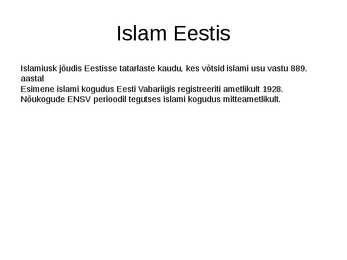 Islam Euroopas #5