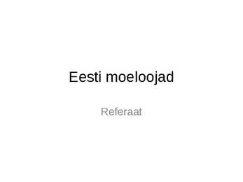 Eesti moeloojad