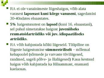 Reumaoidartriit #4