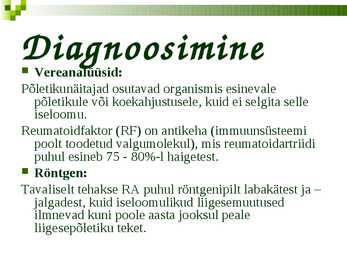 Reumaoidartriit #7