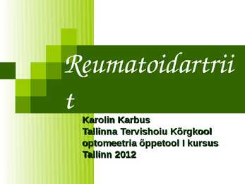 Reumaoidartriit