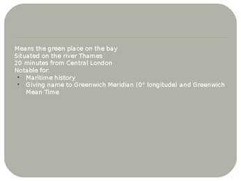 Greenwich #3
