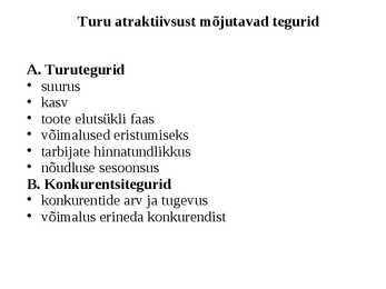 Rahvusvaheline turundus #12