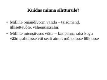 Rahvusvaheline turundus #19