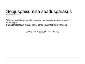 Soojuspaisumine #7