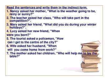Reported speech presentation #14