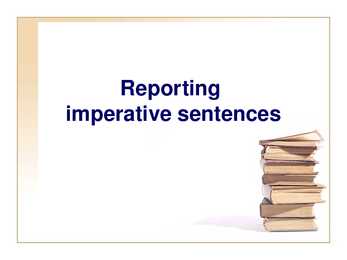 Reported speech presentation #18