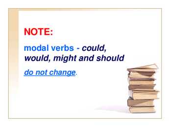 Reported speech presentation #7