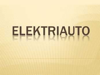 Elektriauto