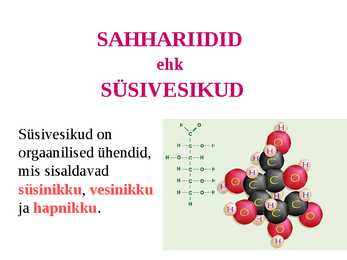 SAHHARIIDID