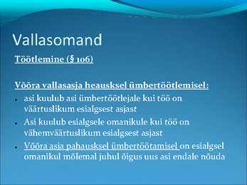 Asjaõigus- slaidid II #13