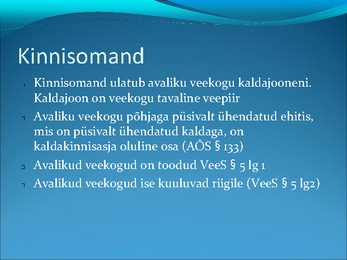 Asjaõigus- slaidid II #28