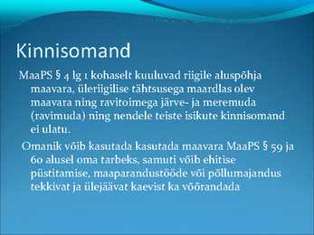 Asjaõigus- slaidid II #32