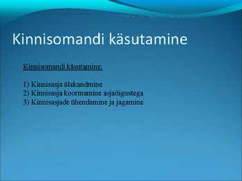 Asjaõigus- slaidid II #41