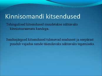 Asjaõigus- slaidid II #46