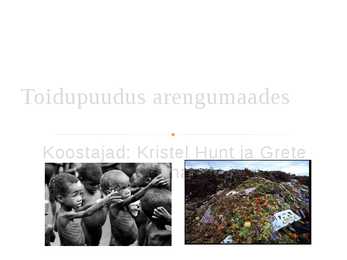Toidupuudus arengumaades