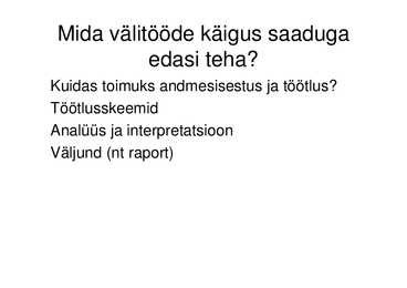 Uurimuse plaan #11