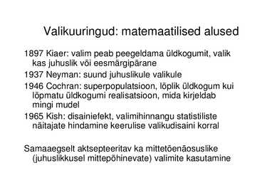 Valimid #5