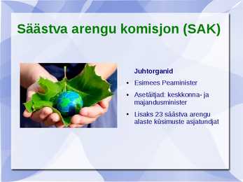 Säästev areng ja Keskkonna poliitika #4