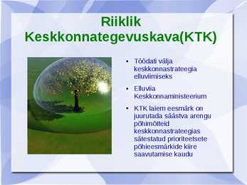 Säästev areng ja Keskkonna poliitika #6