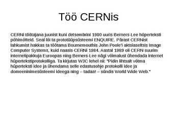 Arvutimaailma tegija Tim Berners-Lee #5