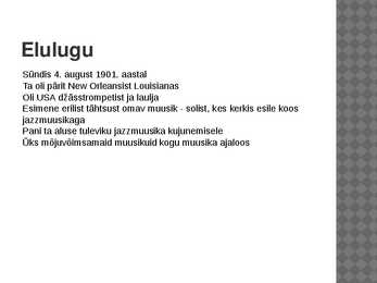 Louis Armstrong #2