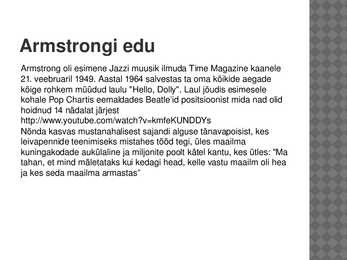 Louis Armstrong #6
