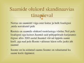 Saami keeled #11