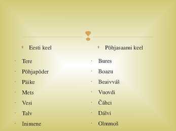 Saami keeled #12