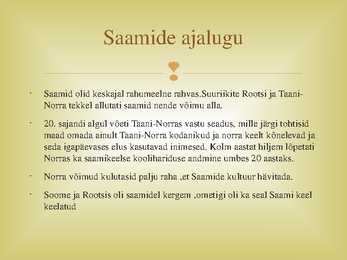 Saami keeled #10