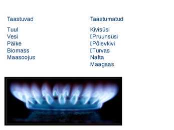Energeetikaprobleemid #2