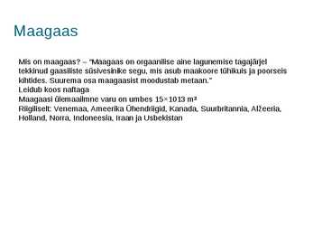 Energeetikaprobleemid #4
