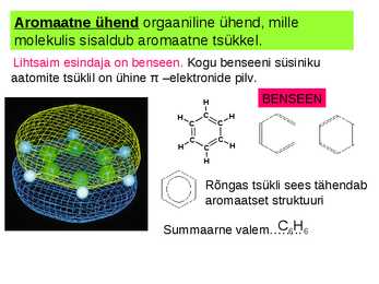 AREENID EHK AROMAATSED ÜHENDID #2