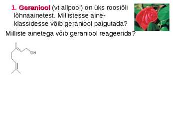AREENID EHK AROMAATSED ÜHENDID #20